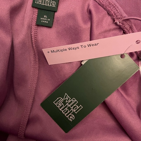 WOMEN'S convertible Sleeveless Mesh Bodycon mini Dress Wild Fable Vibrant Purple - Picture 5 of 5